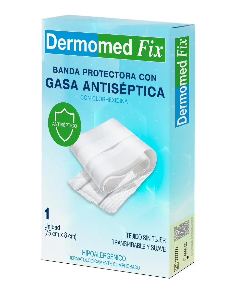 Dermomed Fix - Banda protectora con gasa antiséptica Dermomed Fix. - Dermomed Fix - Comparador de precios
