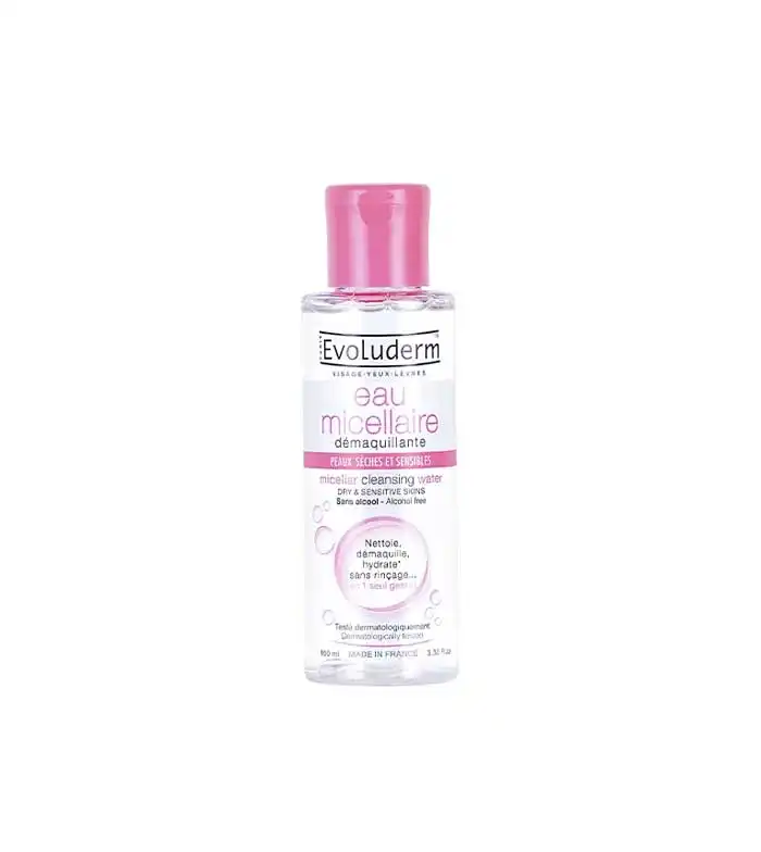 Evoluderm - Agua micelar 100ml - Pieles secas y sensibles - Evoluderm - Comparador de precios
