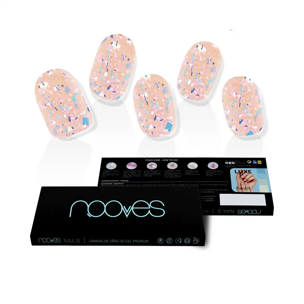 Láminas De Uñas De Gel peach galettes premium luxe #metallic - Nooves - Comparador de precios
