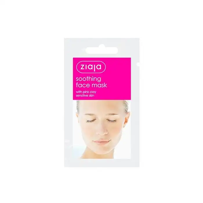 Mascarilla Facial Calmante con Arcilla Rosa 7 ml - Ziaja - Comparador de precios