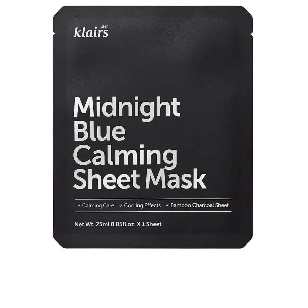 Midnight Blue calming sheet mask 25 ml - Klairs - Comparador de precios