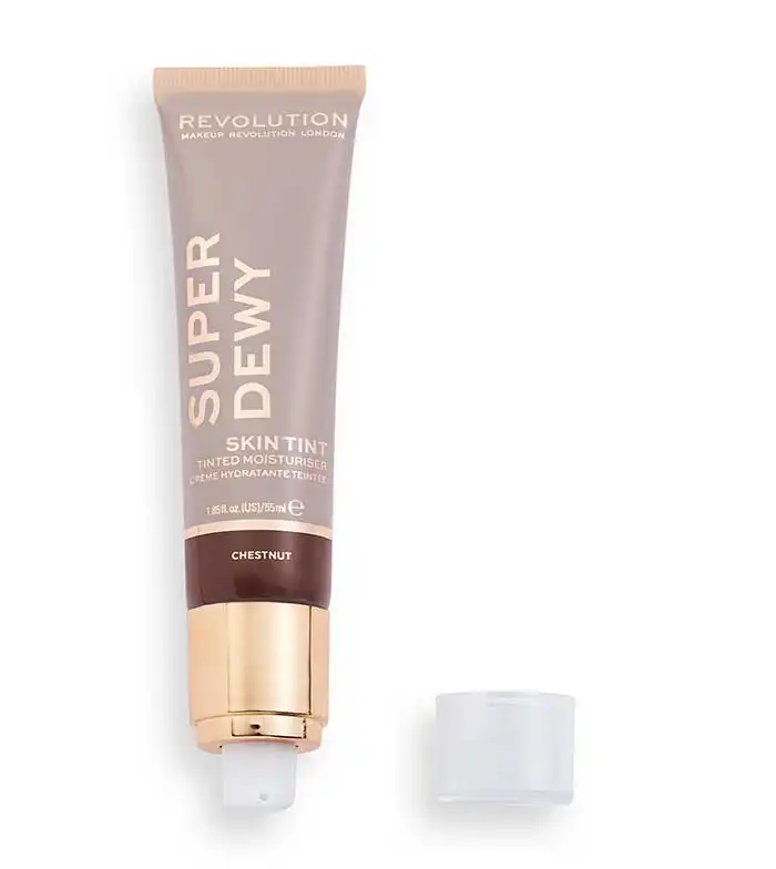 Revolution - *Super Dewy* - Hidratante con color Super Dewy Skin Tint - Chestnut - Makeup Revolution - Comparador de precios