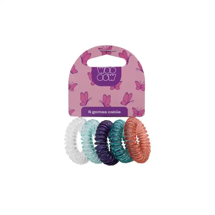 Set 5 Gomas Cable - Woo oow - Comparador de precios