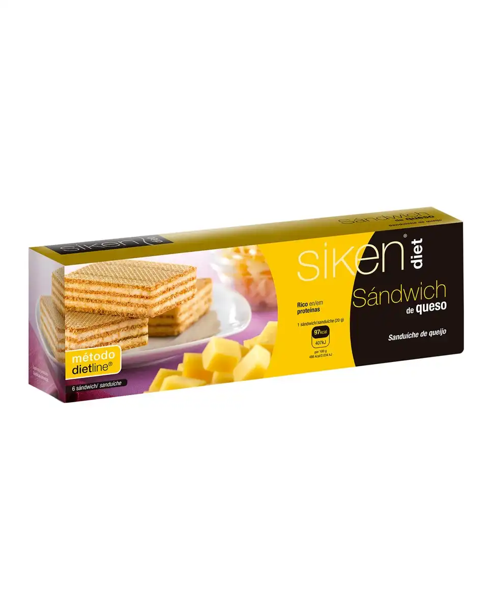 Siken® - Sandwich De Queso 20 G Diet - Siken® - Comparador de precios