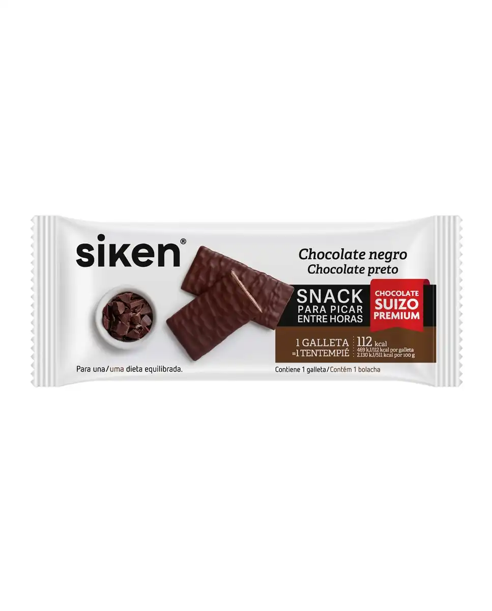 Siken® - Snack Sikenform Galleta Chocolate Negro 25 G Siken - Siken® - Comparador de precios