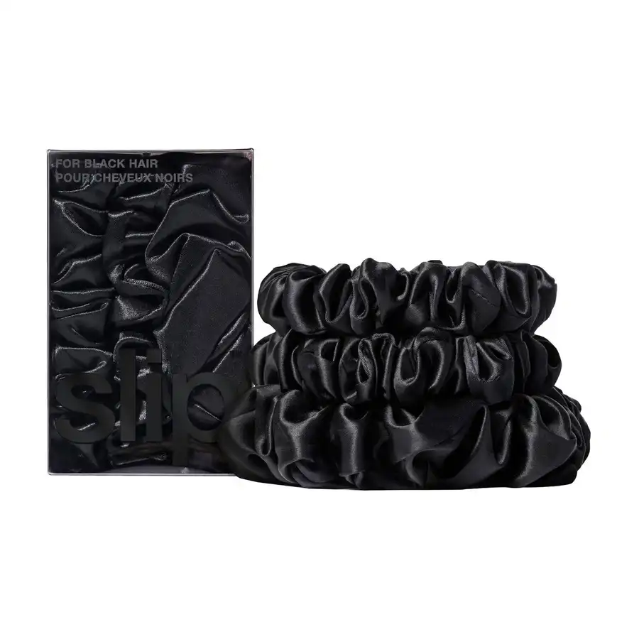 Slip - coleteros surtidos de seda pura vuelta a lo básico slip - cobrizo Gomas para cabello 1 pieces Negro unisex - SLIP - Comparador de precios