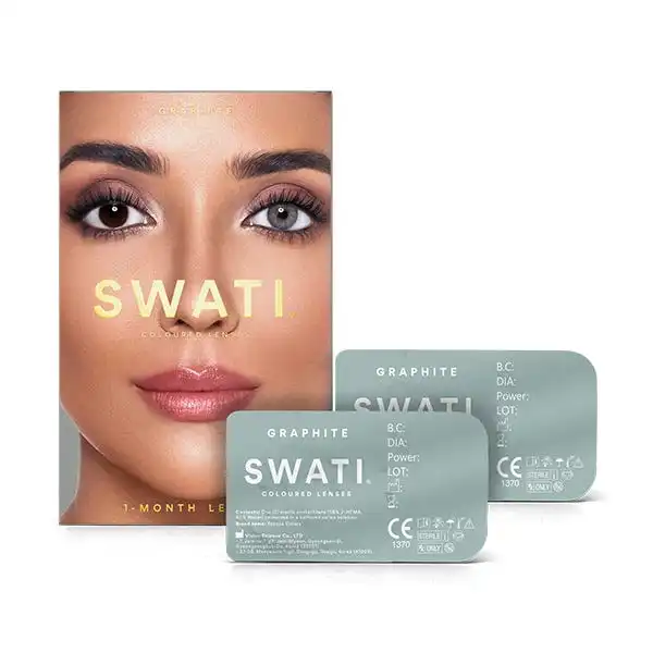 1-Month Coloured Lenses Graphite - Swati - Comparador de precios