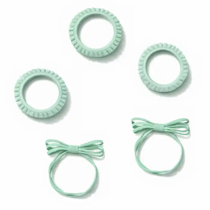 ¡25% DTO! Set Gomas de Volantes y Lazos - Woo oow - Comparador de precios