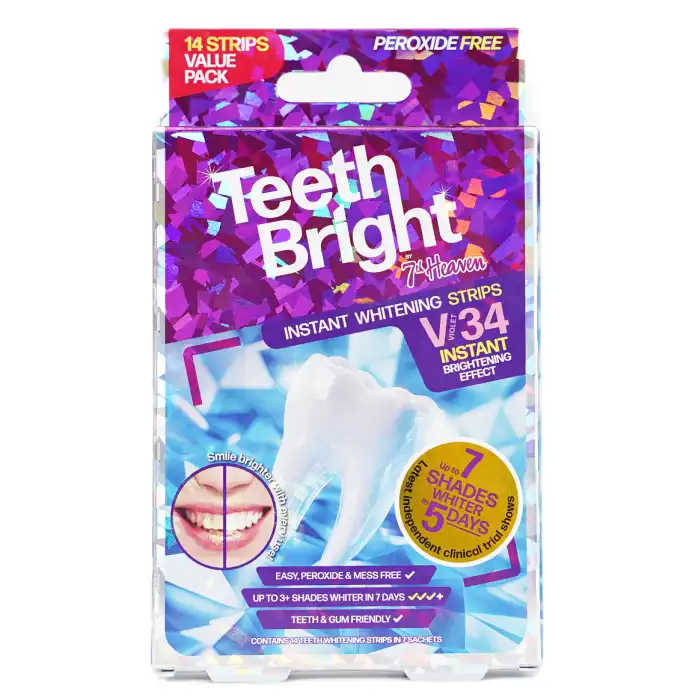 Tiras Dentales Blanqueadoras Teeth Bright - 7th Heaven - Comparador de precios