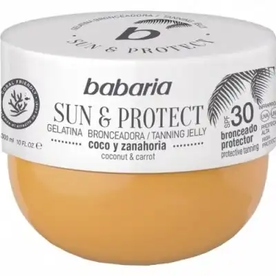 Babaria Gelatina Bronceadora Sun & Protect Coco y Zanahoria SPF-30, 300 ml - Babaria - Comparador de precios
