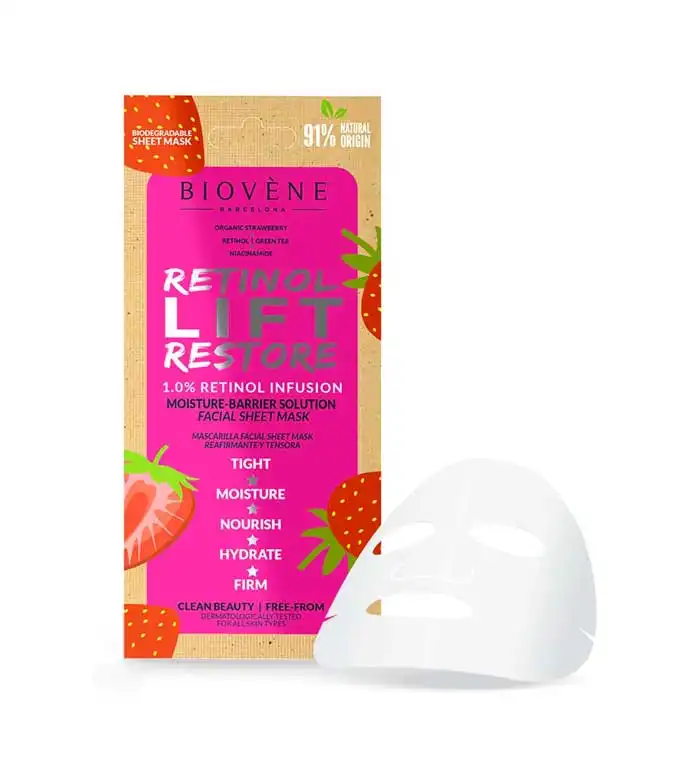 Biovène - Mascarilla facial - Retinol y fresa - Biovene - Comparador de precios