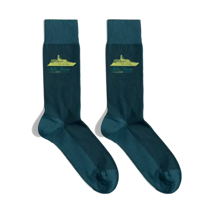 Calcetines Yatch Club Blank Navy Blue - BILLY BROWN - Comparador de precios