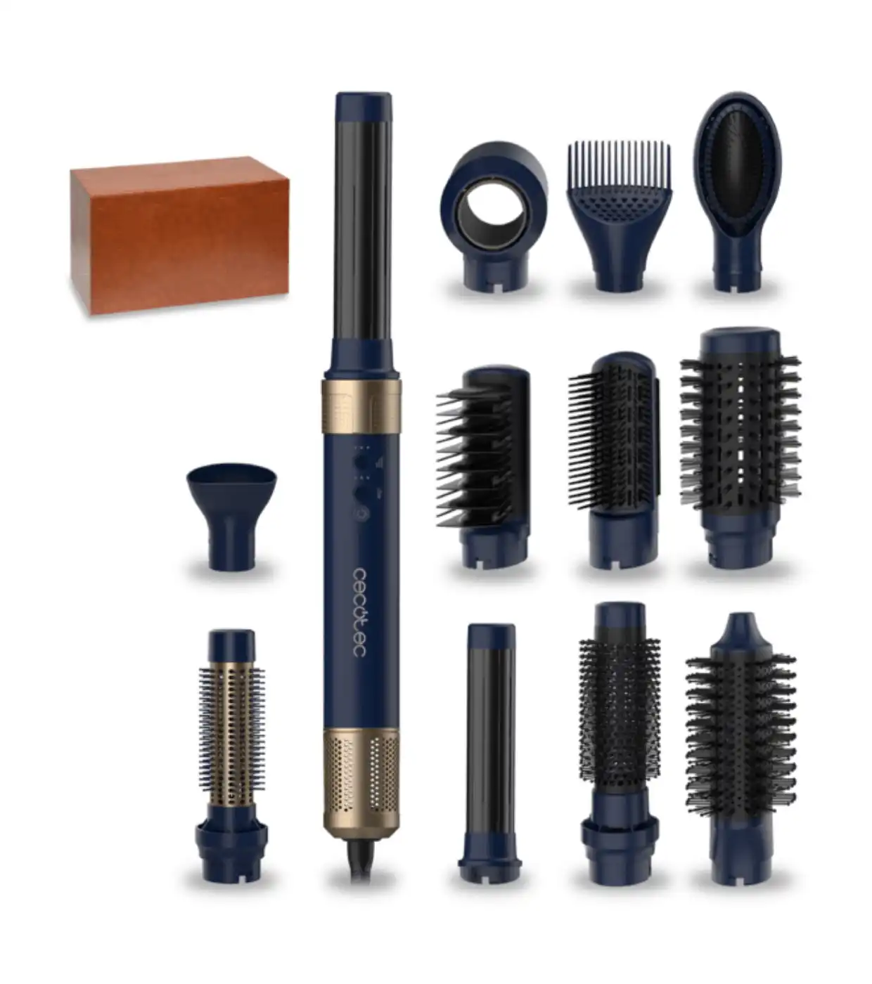 Cecotec - Cepillo de aire moldeador 12 en 1 Bamba CeramicCare AirGlam - Blue - Cecotec - Comparador de precios