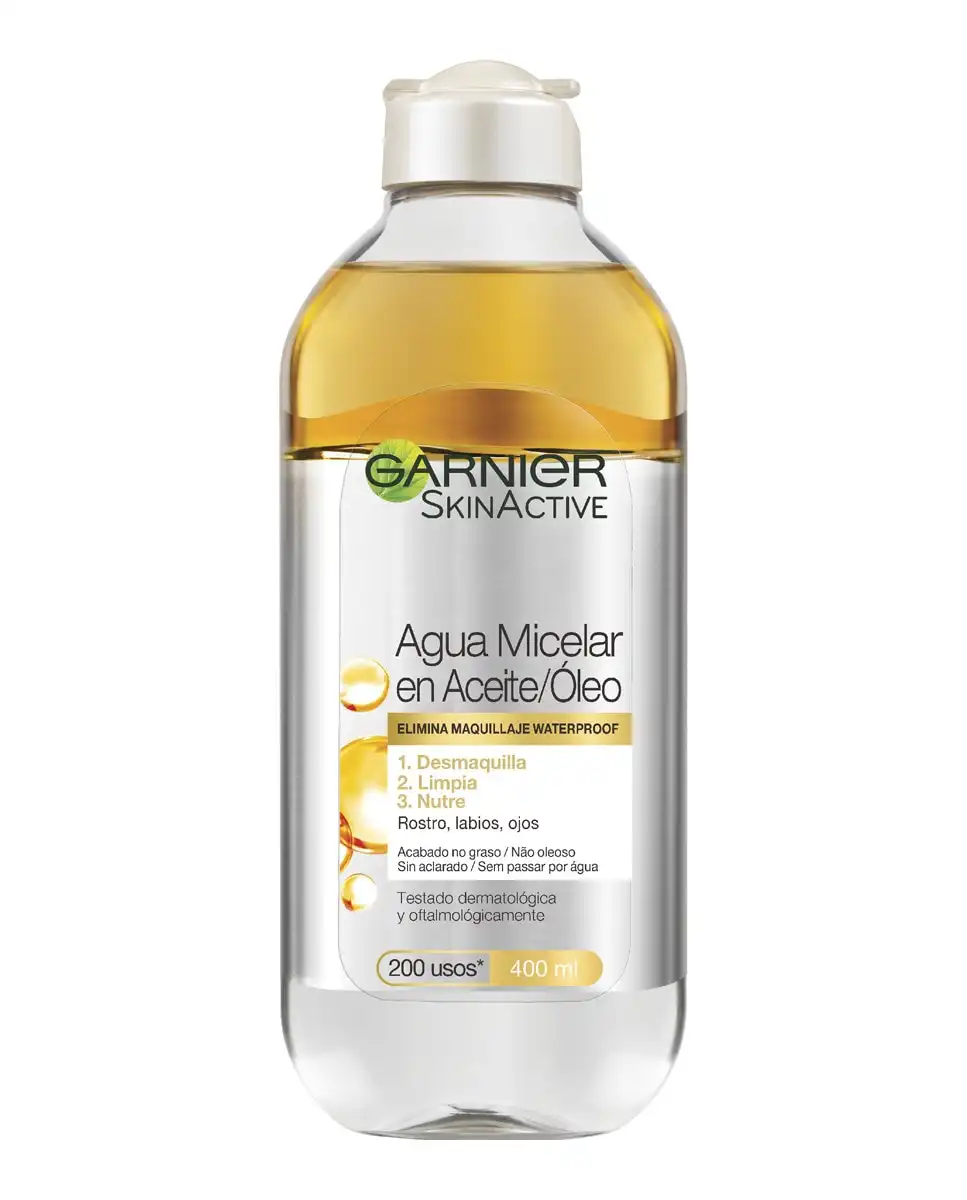 Garnier - Agua Micelar Bifásica Con Aceite De Argán 400 Ml - Garnier - Comparador de precios