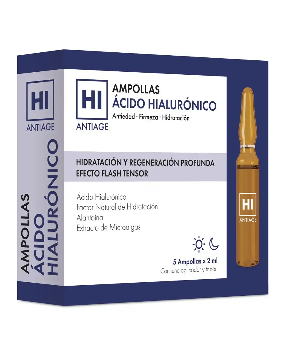 Hi Antiage - Ampollas De Ácido Hialurónico Flash 5 Unidades - Hi Antiage - Comparador de precios