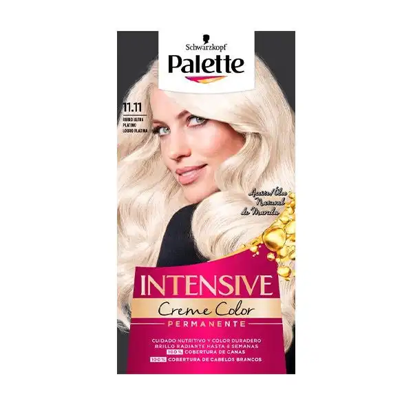 Intensive Creme Color 11.11 Rubio Ultra Platino - Palette - Comparador de precios