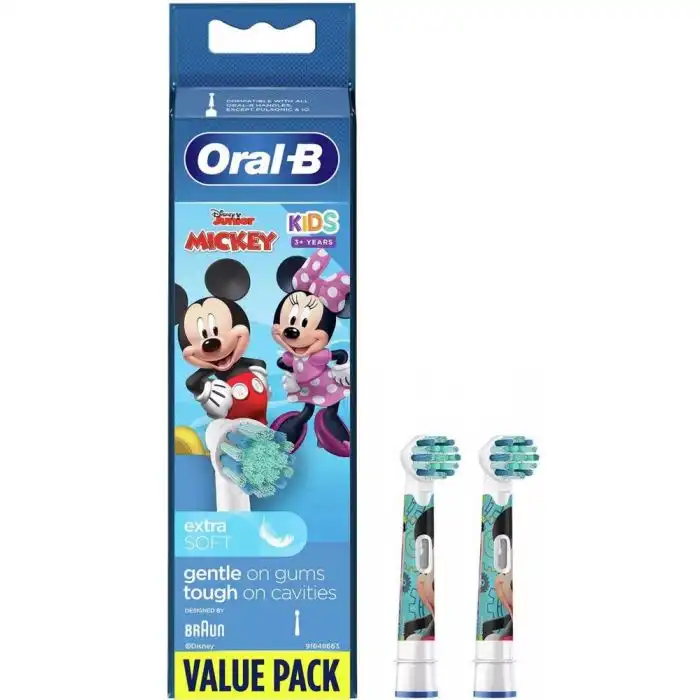 Kids Recambio Cabezales de Cepillo Eléctrico Cars, Mickey o Princess - Oral-B - Comparador de precios