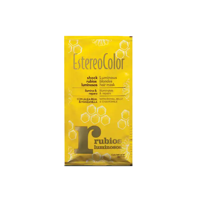 Mascarilla Capilar Shock Rubios Luminosos 50 ml - EstereoColor - Comparador de precios