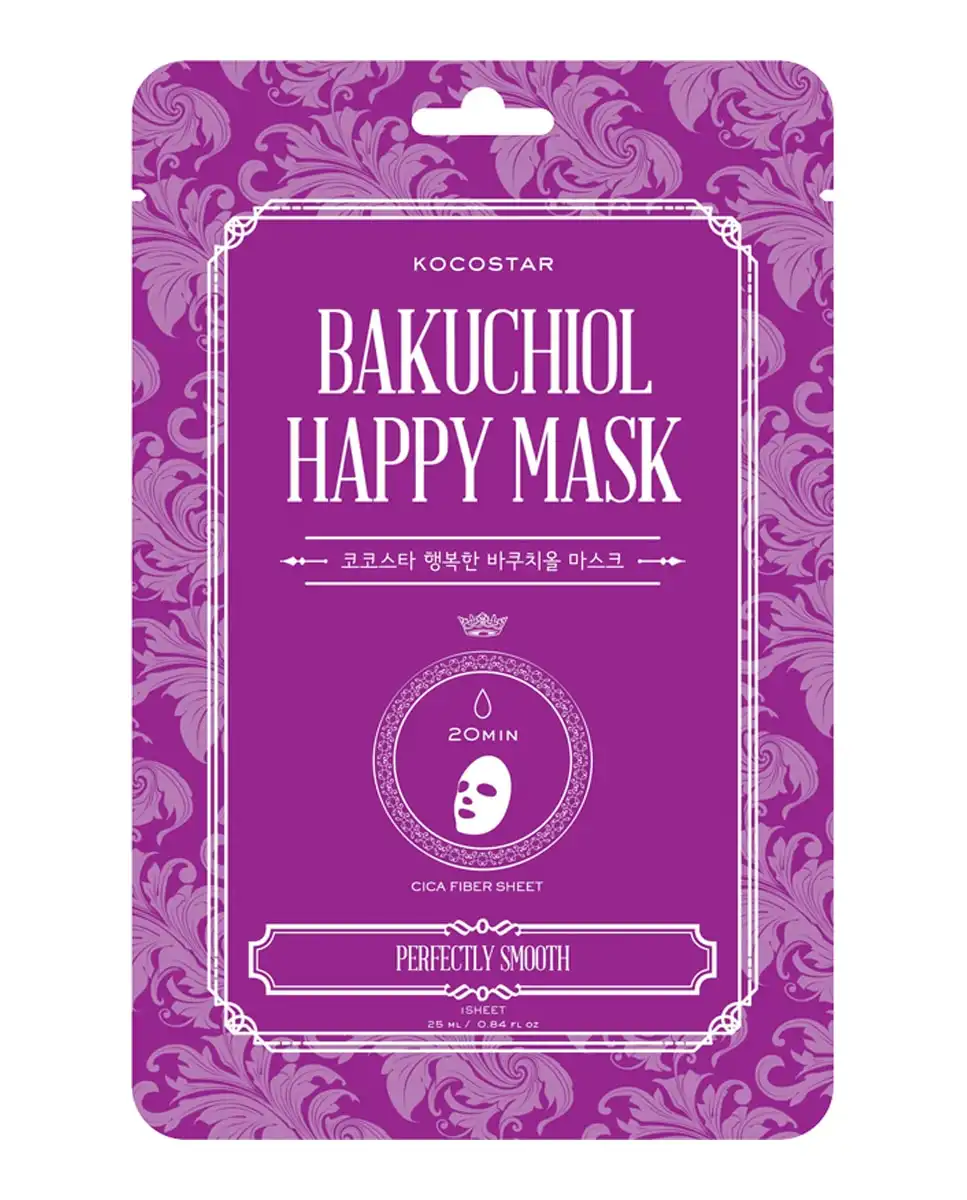 Mascarilla De Velo (Sheet Mask) Bakuchiol Happy Mask Kocostar 25 ml - Kocostar - Comparador de precios