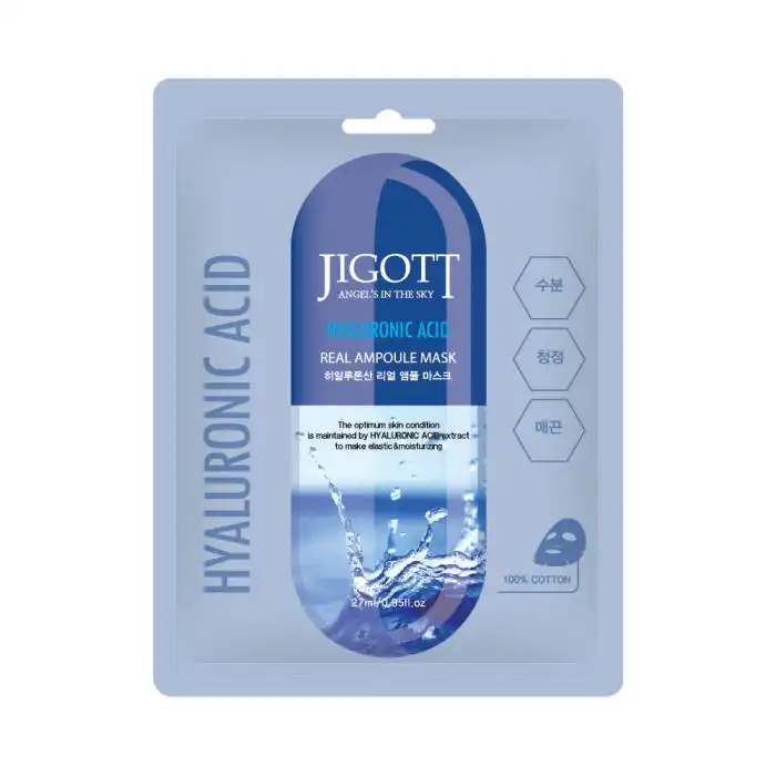 Mascarilla Facial con Ácido Hialurónico Real Ampoule Mask 27 ml - Jigott - Comparador de precios