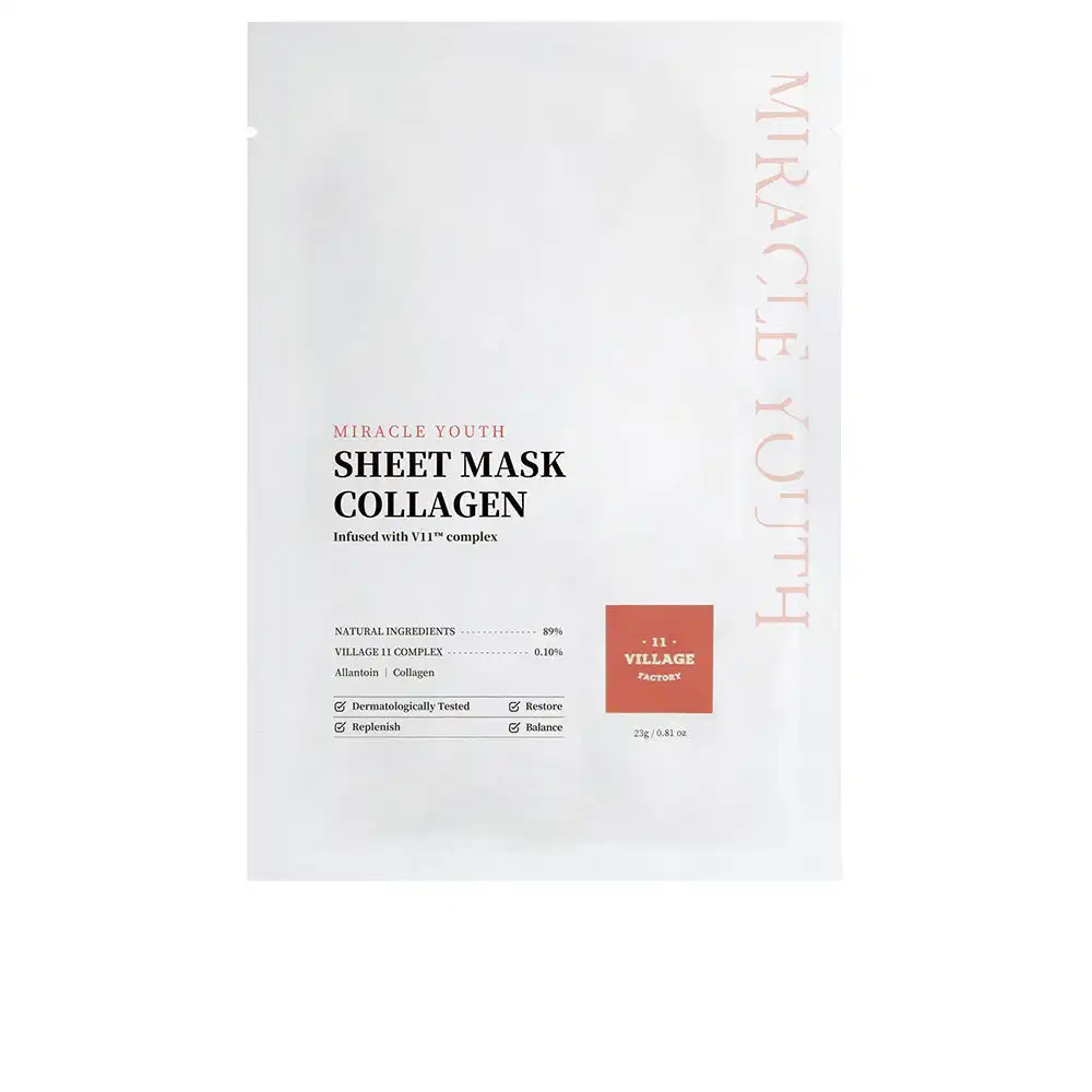 Miracle Youth sheet mask collagen 23 gr - Village 11 - Comparador de precios
