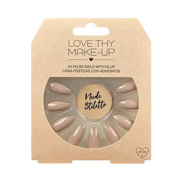 Nails Stiletto Nude - LOVE THY MAKE-UP - Comparador de precios