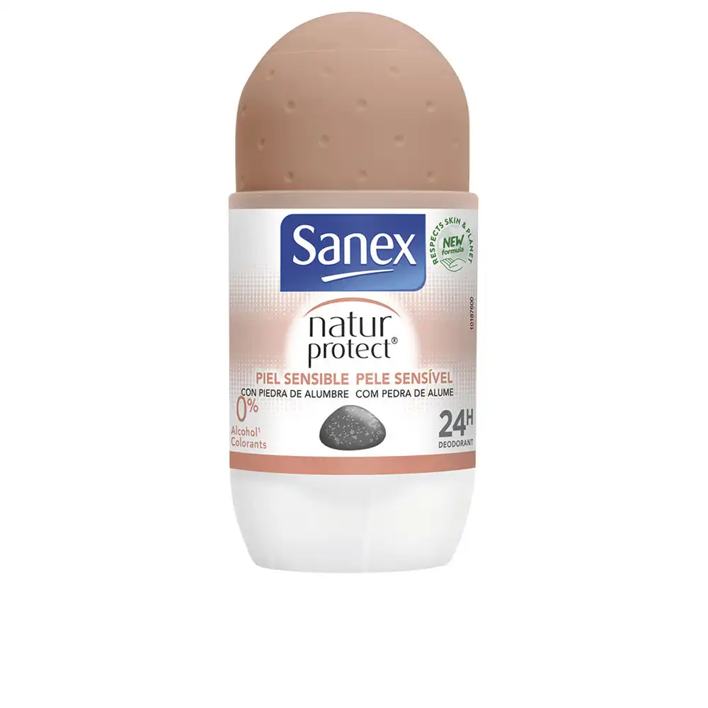 Natur Protect 0% piedra alumbre deo roll-on sensible 50 ml - Sanex - Comparador de precios