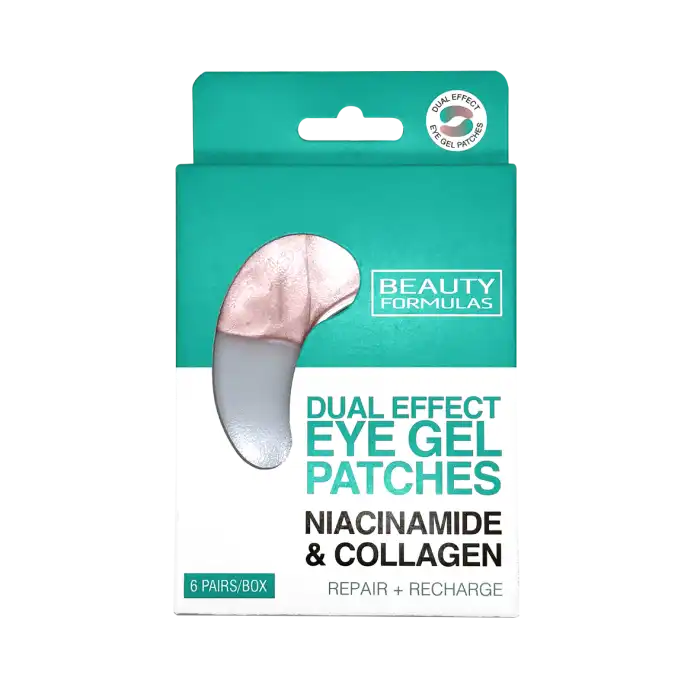Parches de Gel para Ojos Doble Efecto con Niacinamida y Colágeno - Beauty Formulas - Comparador de precios