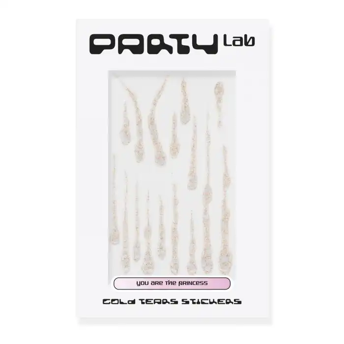 Party Lab Gold Tears Stickers - You Are The Princess - Comparador de precios