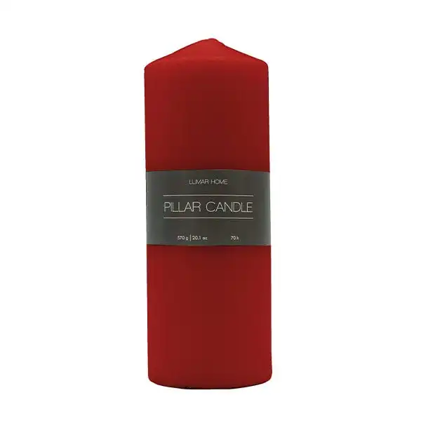Pillar Candle Burdeos 570Gr - LUMAR HOME - Comparador de precios