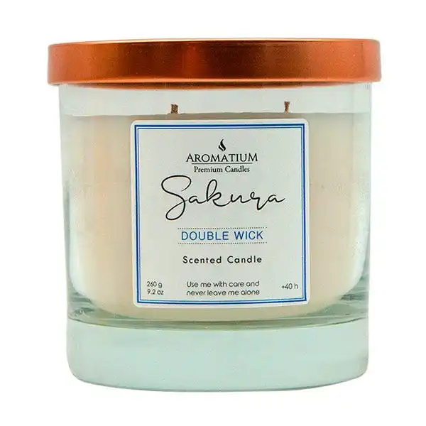 Premium Candles Sakura Double Wick - Aromatium - Comparador de precios