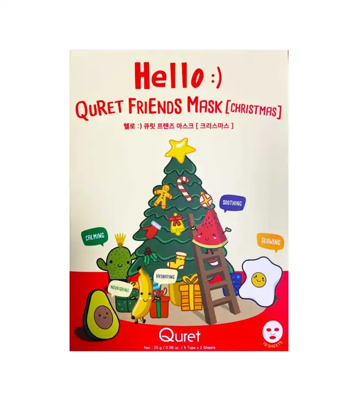Quret - Set de mascarillas Hello Friends Christmas - Quret - Comparador de precios
