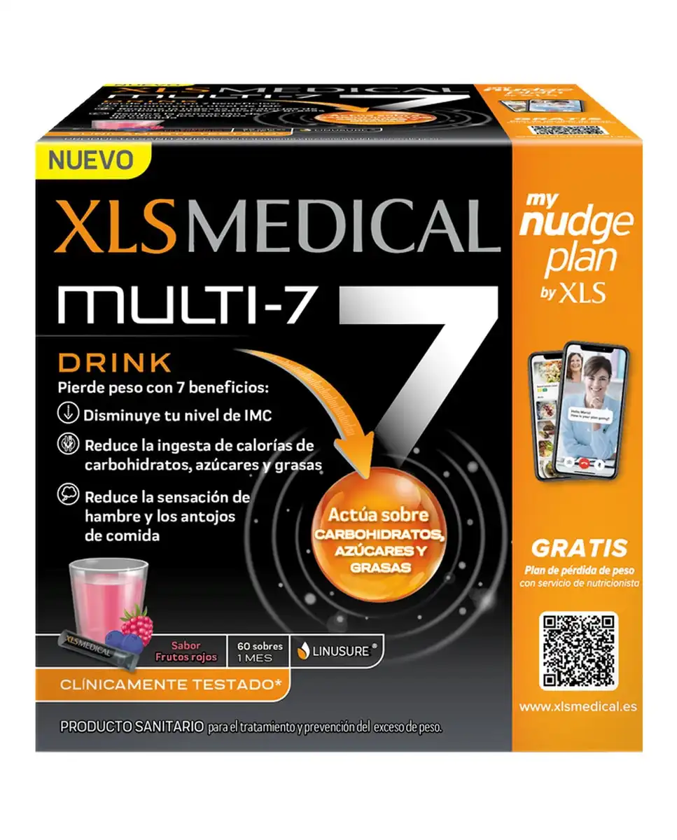 XLs Medical - 60 Sobres Multi 7 Drink - XLs Medical - Comparador de precios