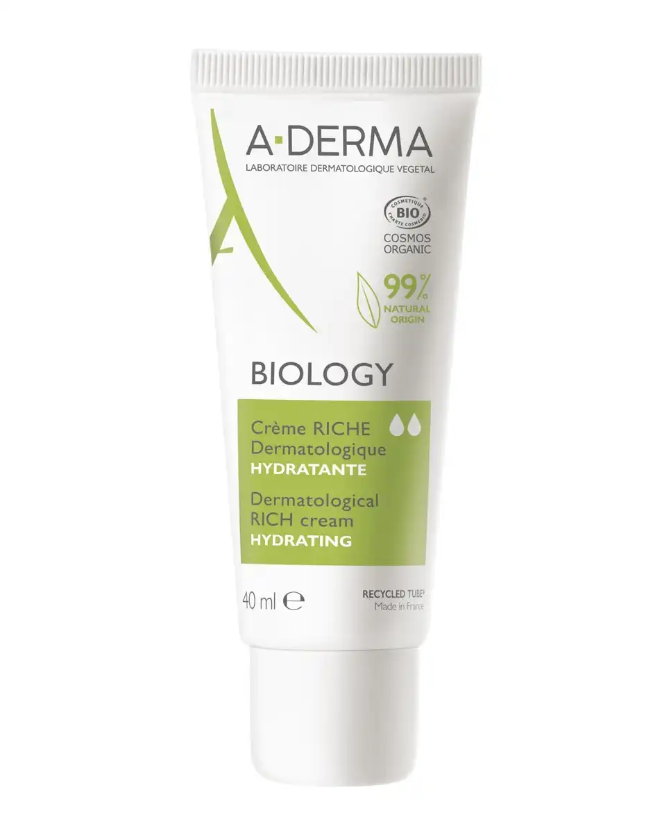 A-derma - Crema Hidratante Rica Dermatológica Hidratante Biology 40 Ml - A-derma - Comparador de precios