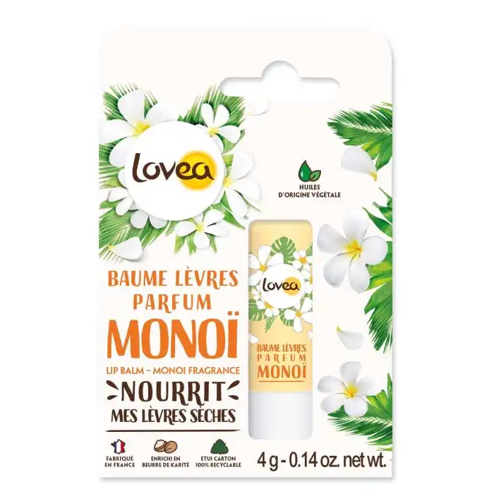 Bálsamo de Labios Monoi 4 gr - LOVEA - Comparador de precios