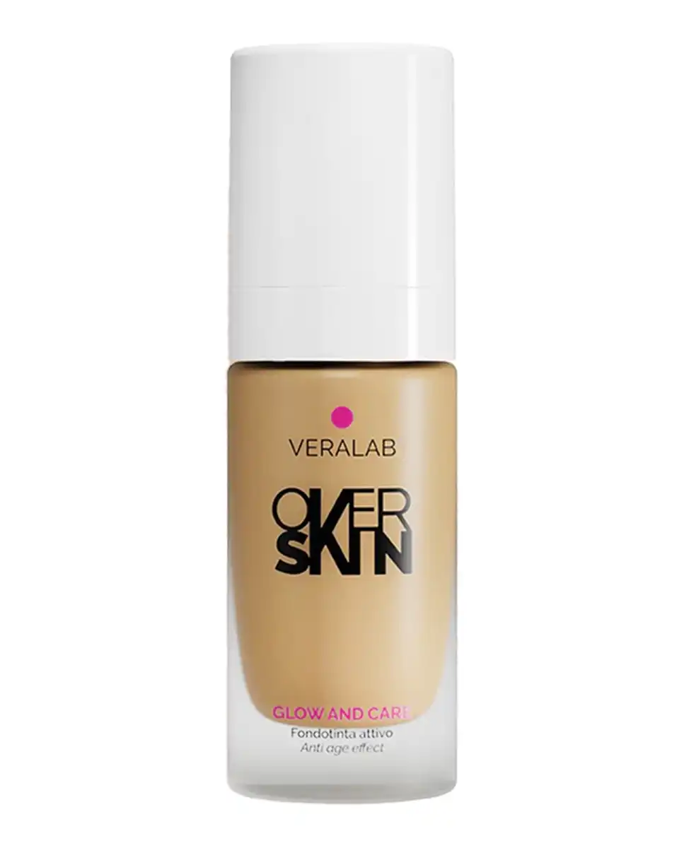 Base de Maquillaje Glow And Care 30 ml Overskin 07 WARM - MEDIUM - Veralab - Comparador de precios