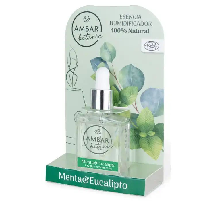 Botanic Esencia Humificador 100% Natural Menta y Eucalipto 30 ml - Ambar Perfums - Comparador de precios
