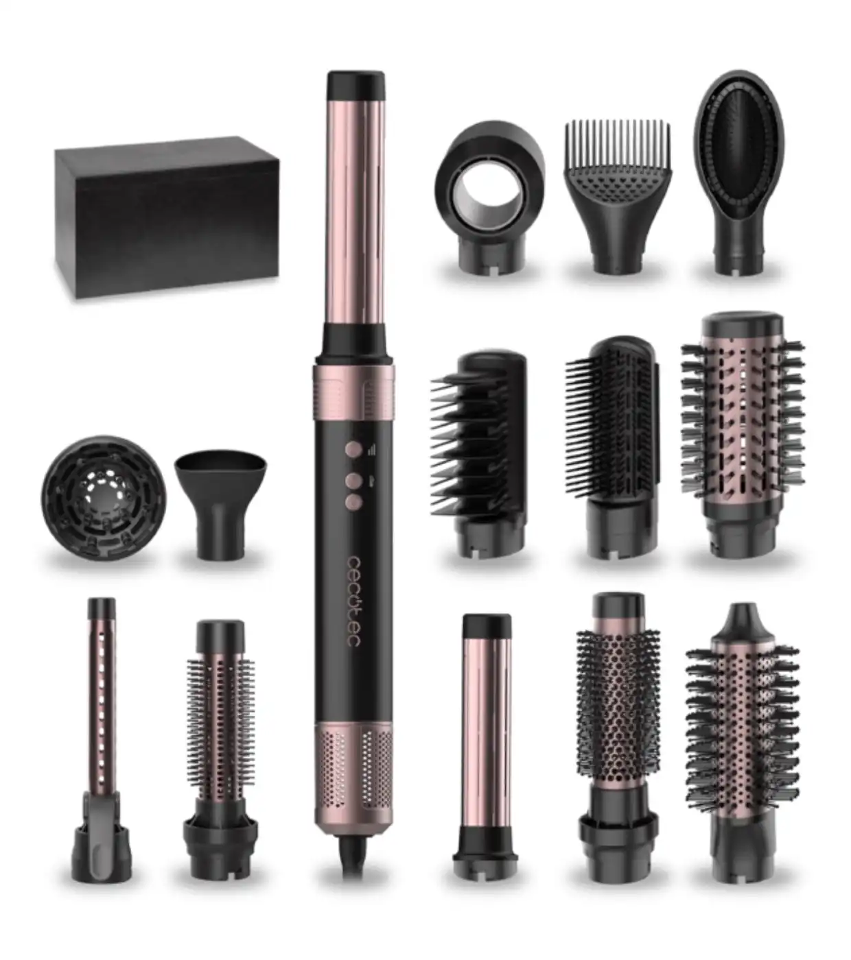 Cecotec - Cepillo de aire moldeador 14 en 1 Bamba CeramicCare AirGlam Aluminum - Cecotec - Comparador de precios