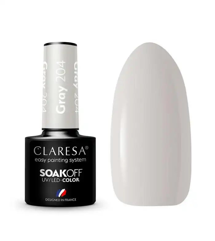 Claresa - Esmalte semipermanente Soak off - 204: Gray - Claresa - Comparador de precios