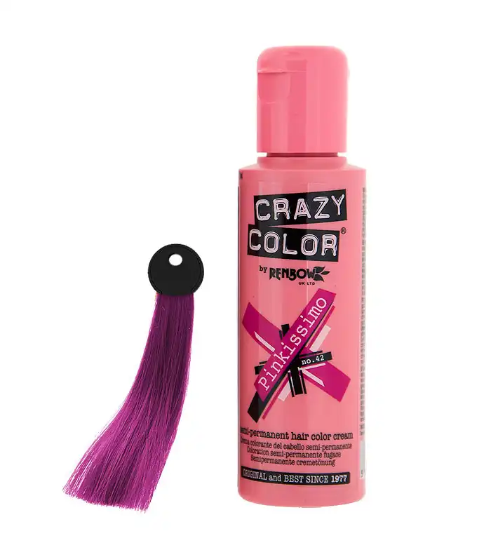 CRAZY COLOR Nº 42 - Crema colorante para el cabello - Pinkissimo 100ml - Crazy Color - Comparador de precios