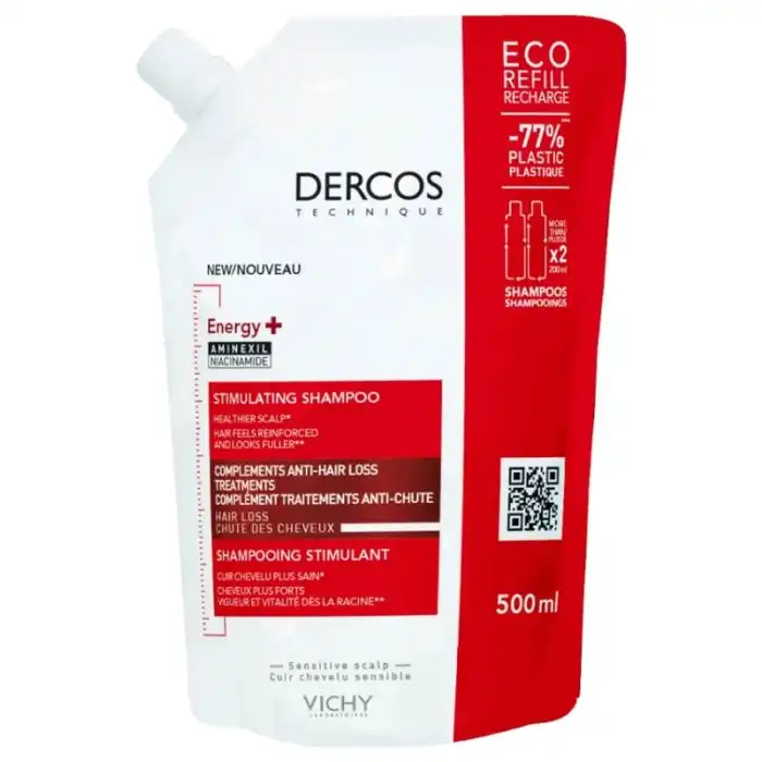 Dercos Technique Champú Estimulante Energy+ 500 ml - Vichy - Comparador de precios