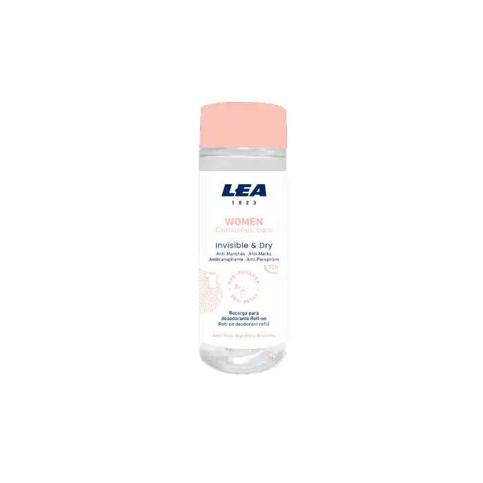 Desodorante Roll On Recargable Women Invisible & Dry 150 ml - LEA - Comparador de precios