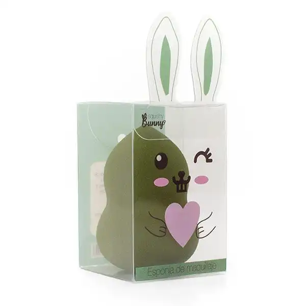 Esponja Maquillaje Bunny Verde - 1699 - Comparador de precios