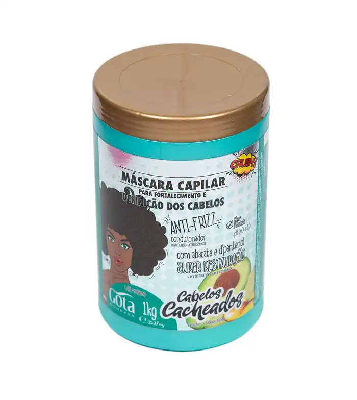 Gota Dourada - Mascarilla fortalecedora para cabello rizado (1 Kg) - Gota Dourada - Comparador de precios