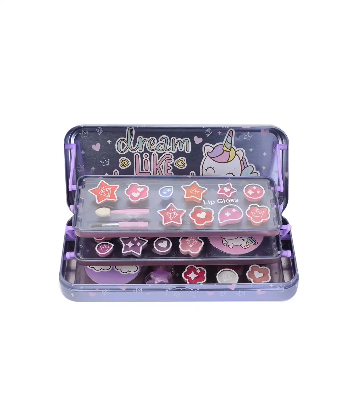 LipSmacker - Estuche de maquillaje Triple Layer Beauty Tin - Unicorn - LipSmacker - Comparador de precios