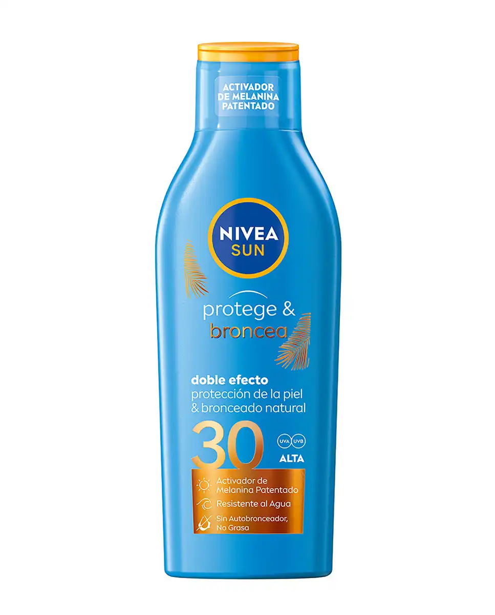 NIVEA - Leche Solar Activador Del Bronceado Protege & Broncea SPF 30 Sun - Nivea - Comparador de precios