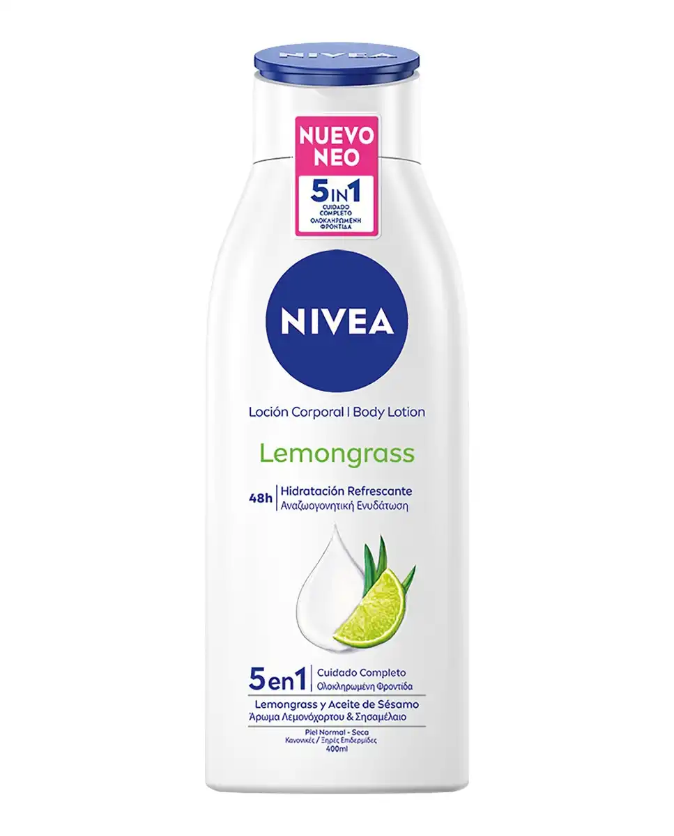 NIVEA - Loción Corporal Lemongrass 5 En 1 Cuidado Completo - Nivea - Comparador de precios