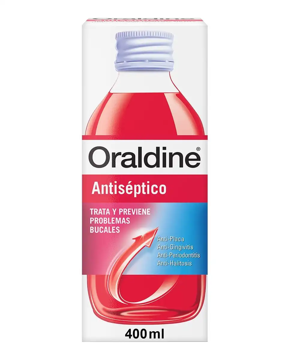 Oraldine - Pack Colutorio Antiséptico 400 Ml + 200 Ml - Oraldine - Comparador de precios