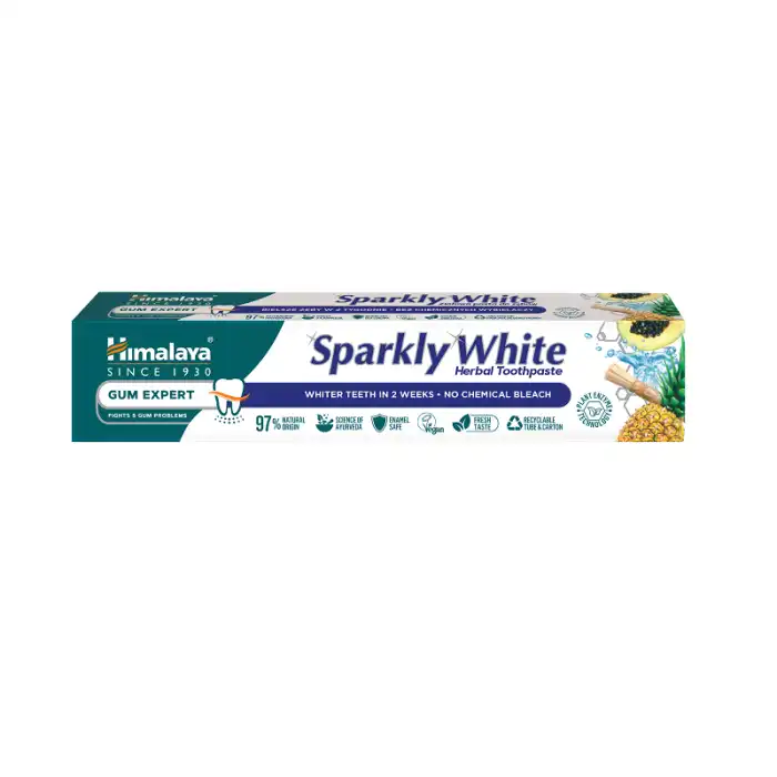 Pasta de Dientes Sparkly White Herbal 40 gr - Himalaya - Comparador de precios