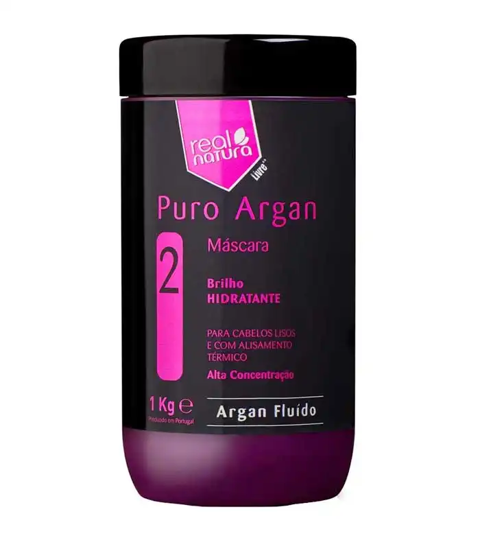 Real Natura - Mascarilla capilar para cabello liso Puro Argan 1kg - Real Natura - Comparador de precios